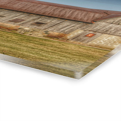 U R There Photography Irish Road Grey Rustic Farmhouse Acrylic Wall Print