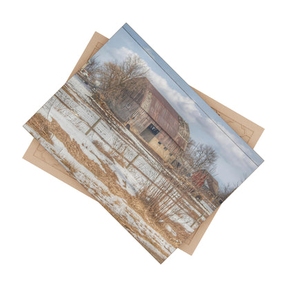 Babcock Road Red Rustic Farmhouse Decorative Ceramic Tile