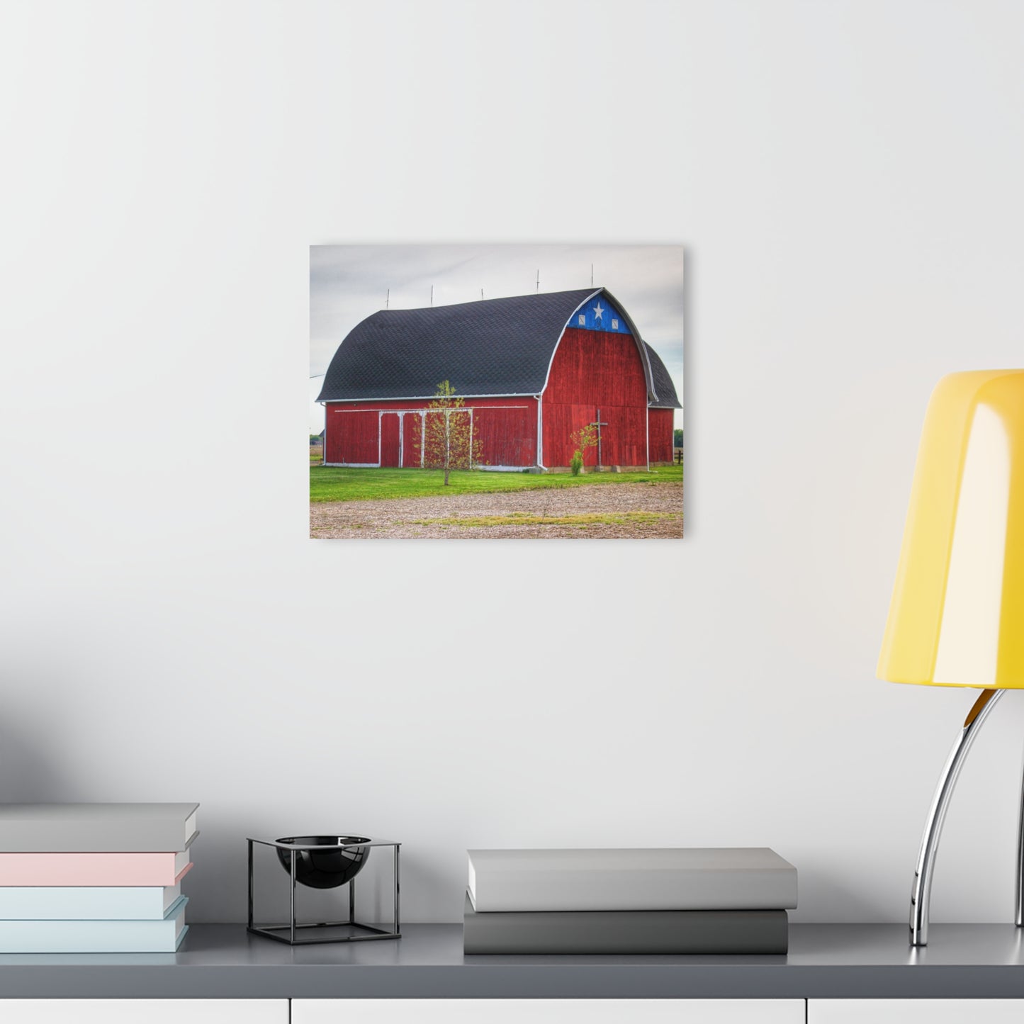 U R There Photography M-24 Star Barn Rustic Farmhouse Acrylic Wall Print