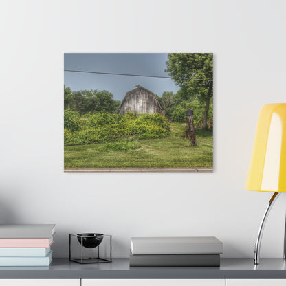 U R There Photography Vassar Road Hidden Grey I Rustic Farmhouse Acrylic Wall Print