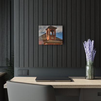 U R There Photography North Grove Road Schoolhouse II Rustic Farmhouse Acrylic Wall Print