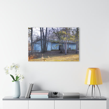 U R There Photography Hickory Lane Grey Rustic Farmhouse Acrylic Wall Print