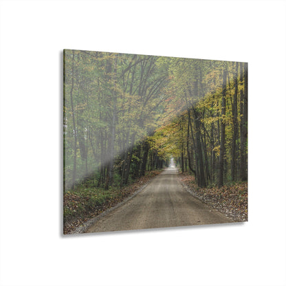 U R There Photography Country Roads in Dryden IV Rustic Farmhouse Acrylic Wall Print