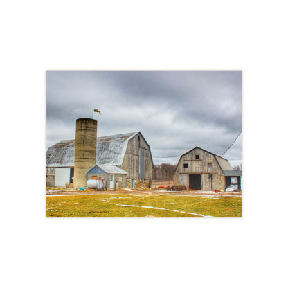 U R There Photography Chapman Greys Rustic Farmhouse Decorative Ceramic Tile