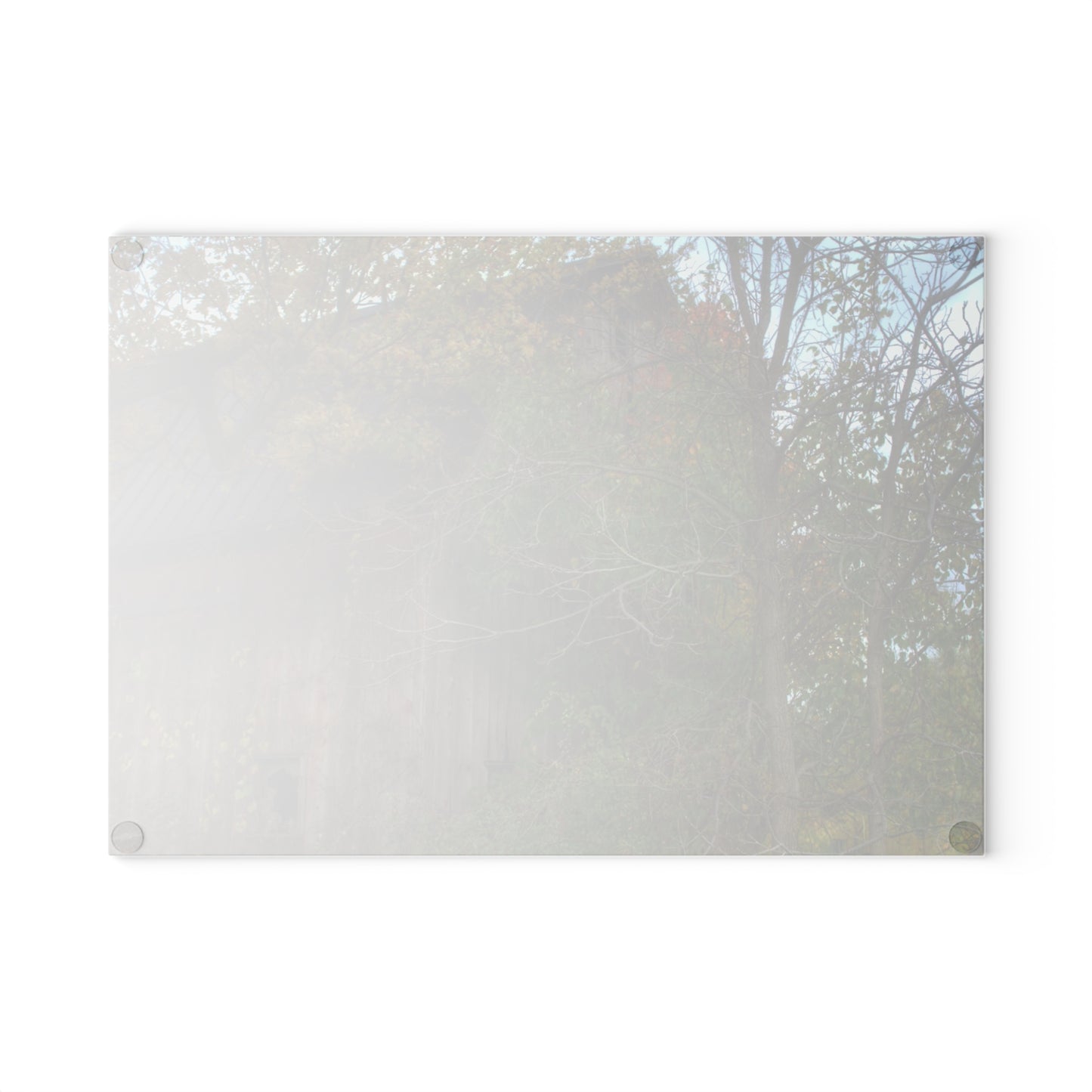 U R There Photography Annie's Barn I Rustic Farmhouse Tempered-Glass Cutting Board