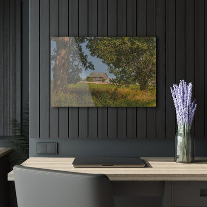 U R There Photography Treasurer Road Haybarn Rustic Farmhouse Acrylic Wall Print