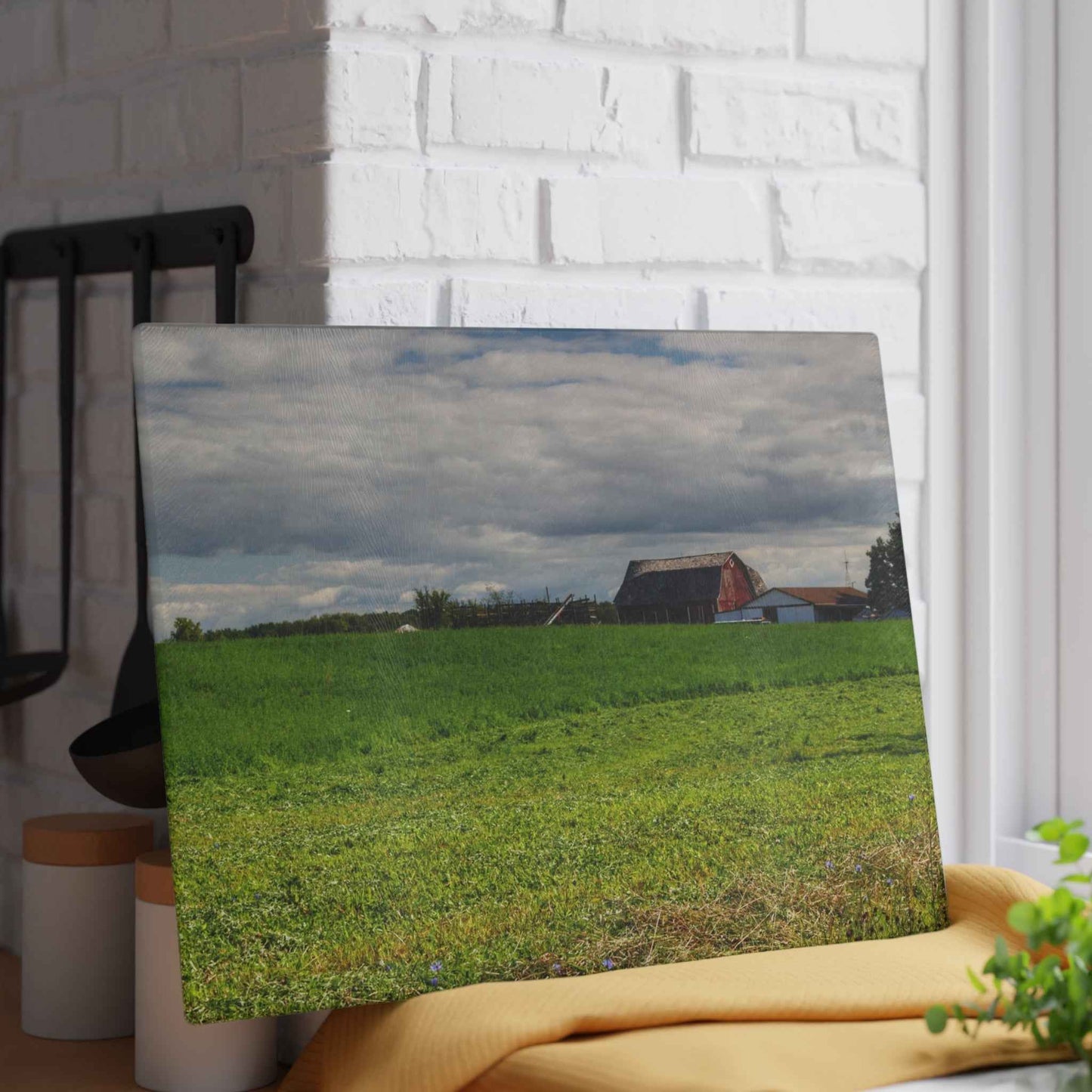 Rustic Farmhouse Cutting Board| Across the Field in Kingston
