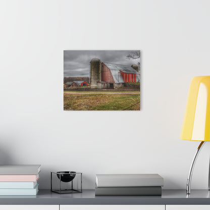 U R There Photography Slattery Roadside Red I Rustic Farmhouse Acrylic Wall Print