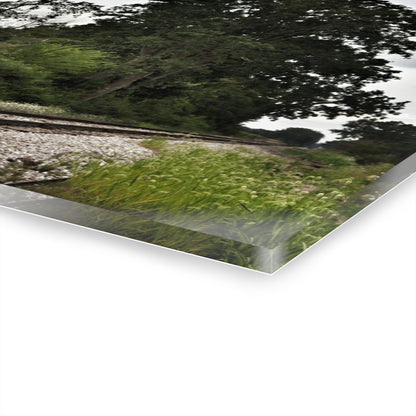 U R There Photography Michigan Rails Rustic Farmhouse Acrylic Wall Print