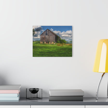 U R There Photography Bohms Road Grey II Rustic Farmhouse Acrylic Wall Print