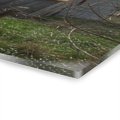 U R There Photography Sandusky Grey II Rustic Farmhouse Acrylic Wall Print