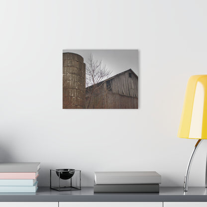 U R There Photography Brandon Hill Grey Rustic Farmhouse Acrylic Wall Print