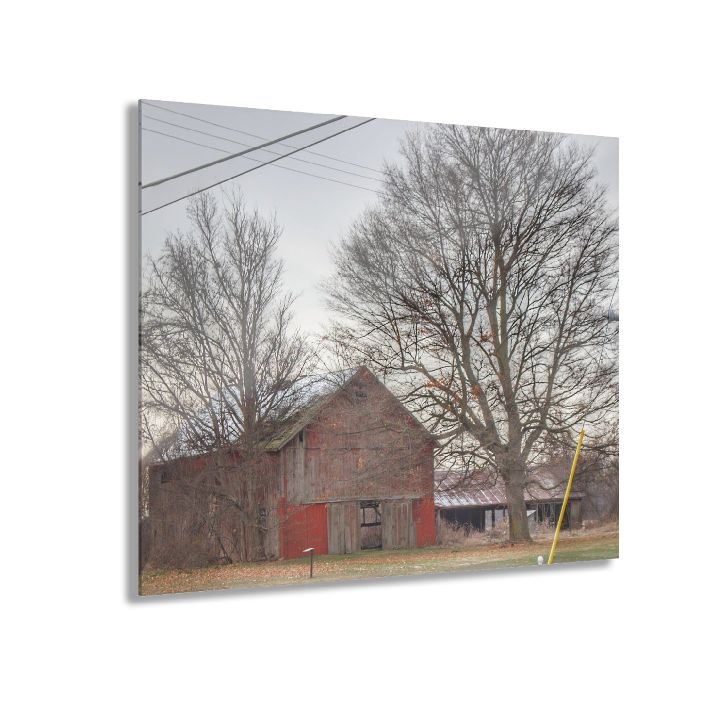 U R There Photography Almont Van Dyke Red III Rustic Farmhouse Acrylic Wall Print