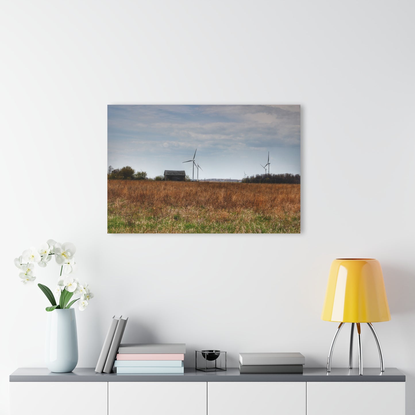U R There Photography Surin Road Grey Rustic Farmhouse Acrylic Wall Print