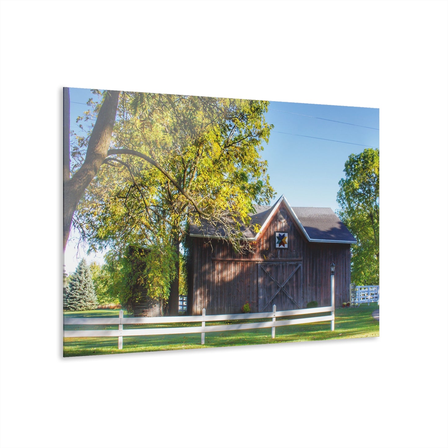 U R There Photography Hunters Creek Quilted I Rustic Farmhouse Acrylic Wall Print