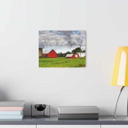 U R There Photography Kingston Road Trio II Rustic Farmhouse Acrylic Wall Print