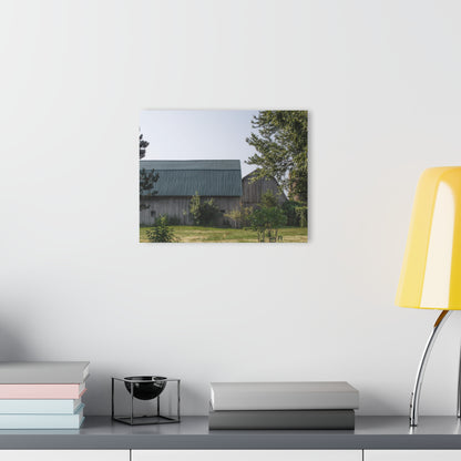 U R There Photography Bordman Road Greys Rustic Farmhouse Acrylic Wall Print