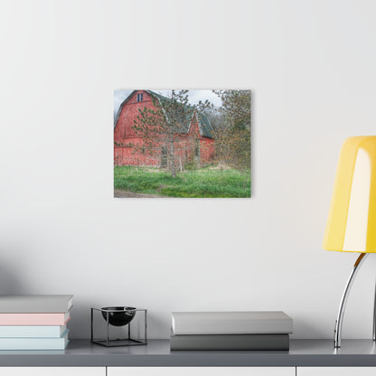 U R There Photography Hickory Ridge Red II Rustic Farmhouse Acrylic Wall Print