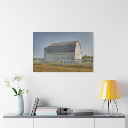 U R There Photography Belsay Road White Rustic Farmhouse Acrylic Wall Print