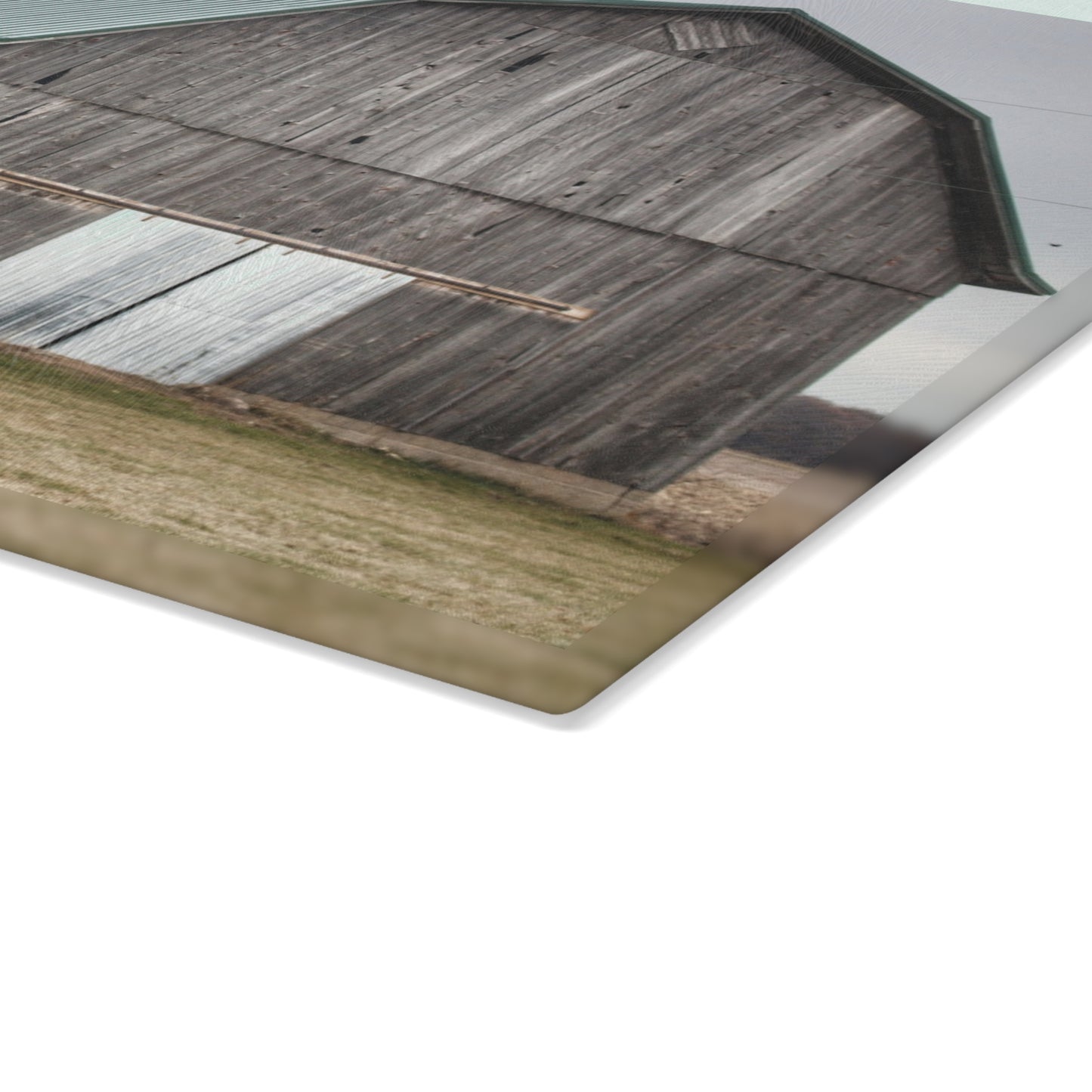 Barn Boutique Rustic Tempered-Glass Cutting Board| Loomis Road Grey