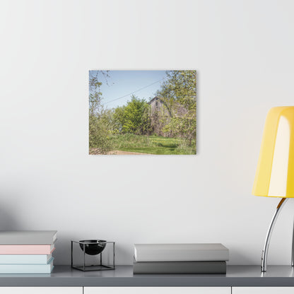U R There Photography Bishop Road Grey II Rustic Farmhouse Acrylic Wall Print
