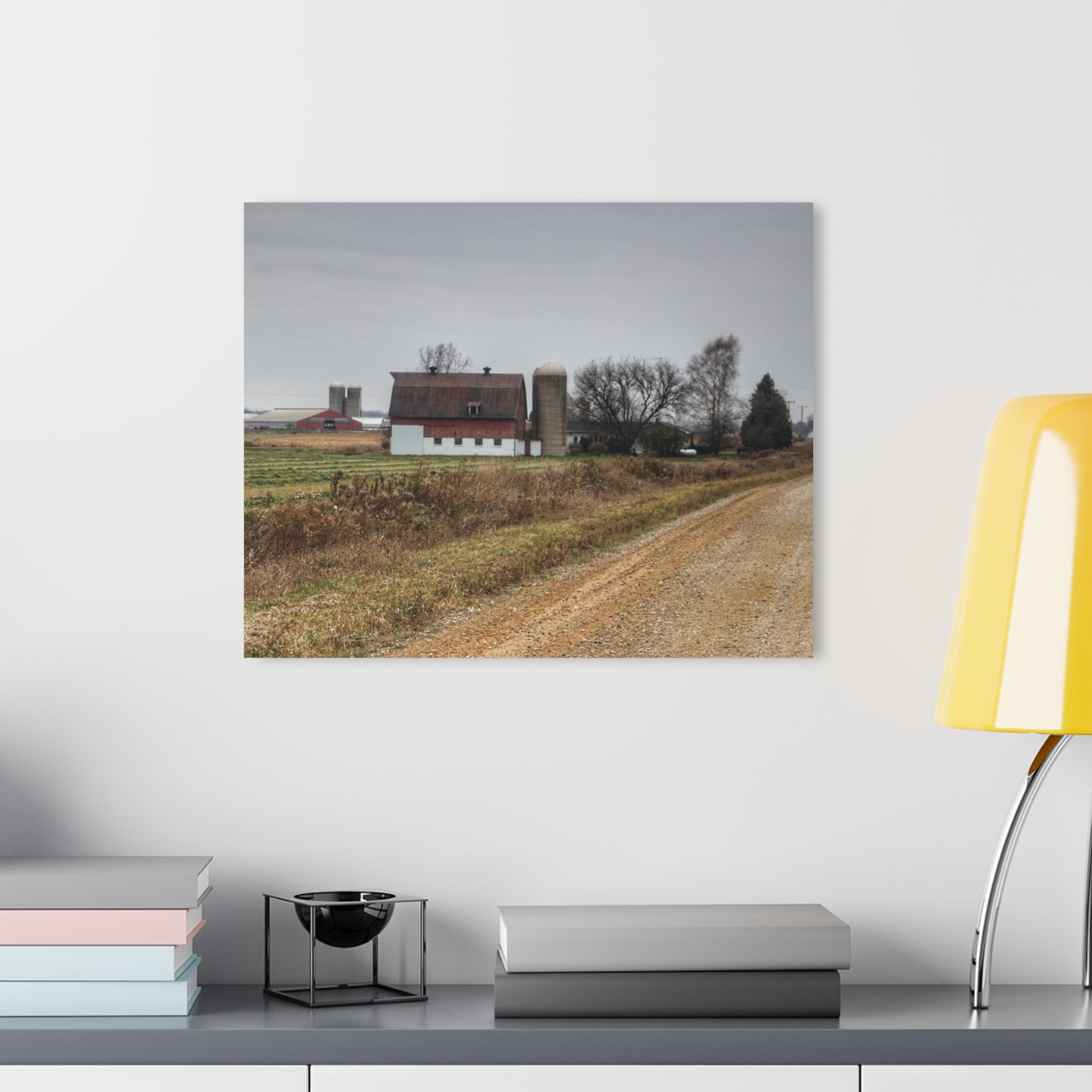 U R There Photography Gates Road Farm Rustic Farmhouse Acrylic Wall Print