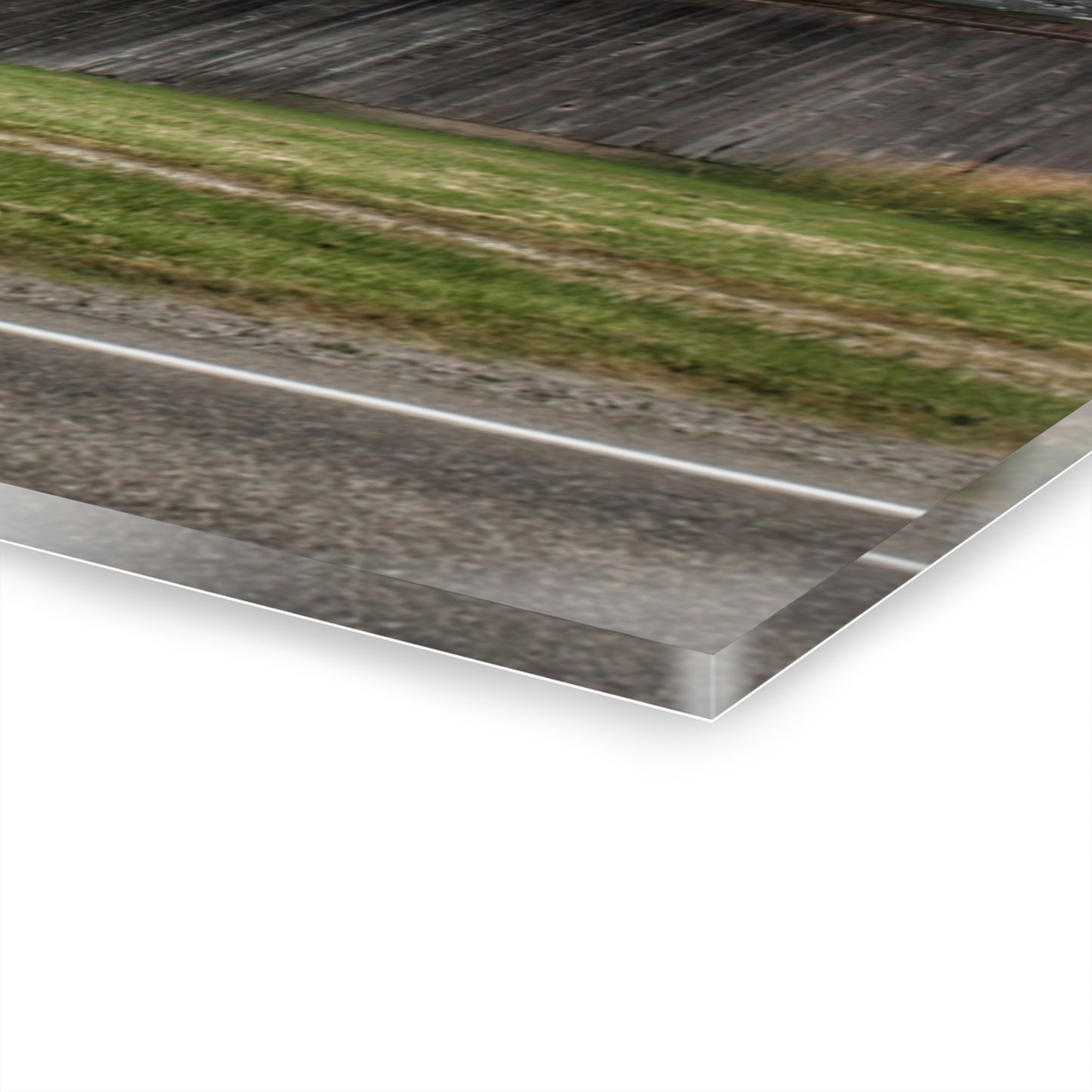 U R There Photography M-24 Elder Grey Rustic Farmhouse Acrylic Wall Print