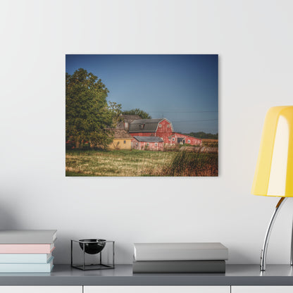 U R There Photography Rochester Road Red I Rustic Farmhouse Acrylic Wall Print