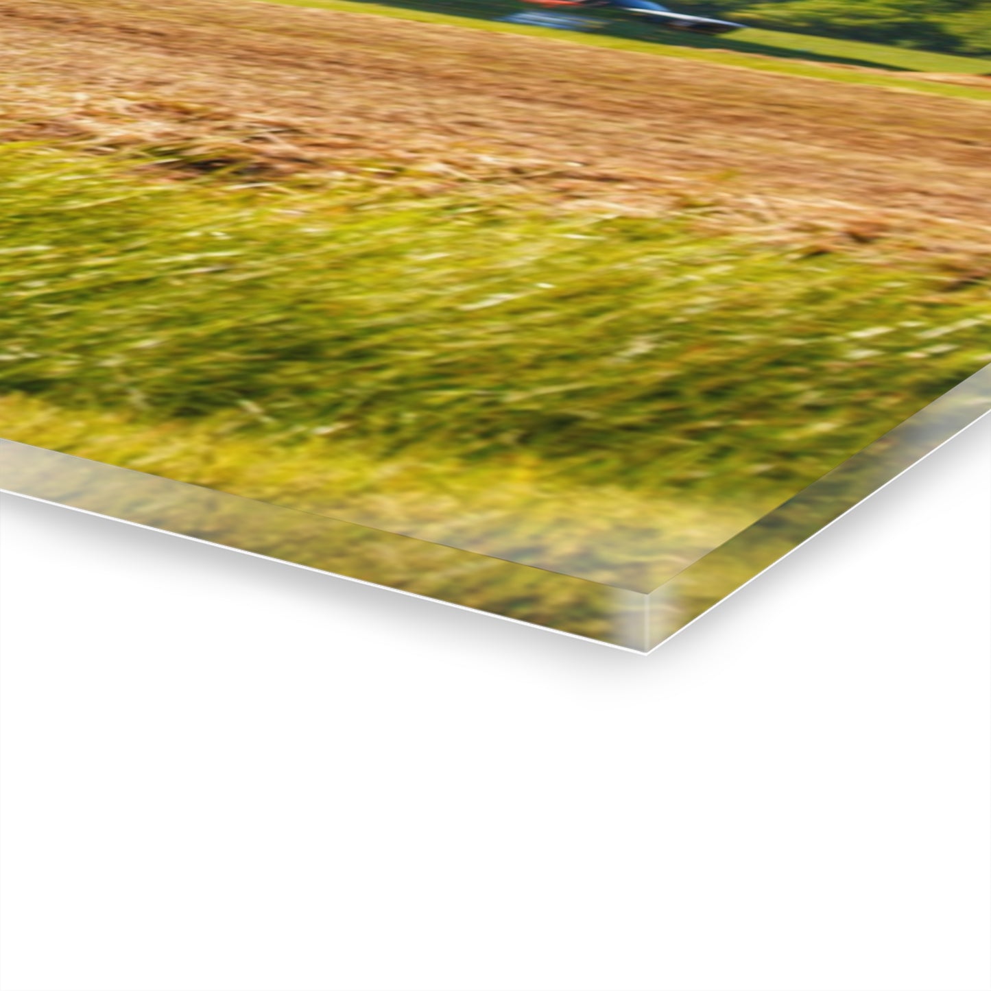 U R There Photography Morris Road Red Rustic Farmhouse Acrylic Wall Print