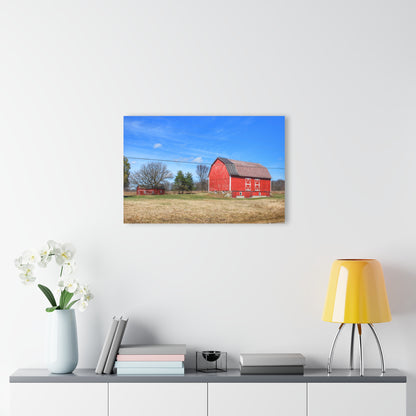 U R There Photography Kings Mill Red II Rustic Farmhouse Acrylic Wall Print