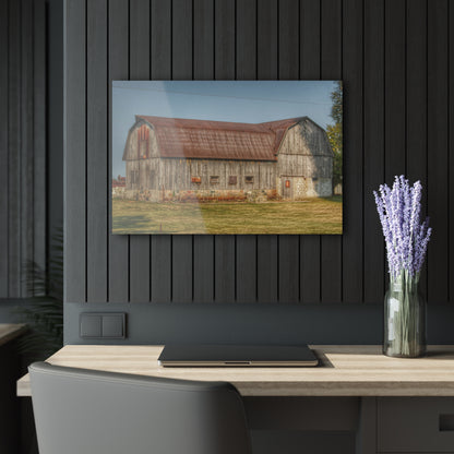 U R There Photography Irish Road Grey Rustic Farmhouse Acrylic Wall Print