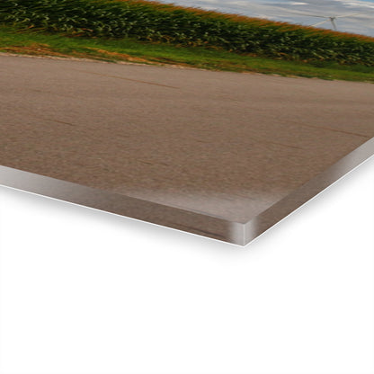 U R There Photography Gilford Road Corn Row Rustic Farmhouse Acrylic Wall Print