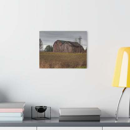 U R There Photography Bowers Road Grey Duo I Rustic Farmhouse Acrylic Wall Print