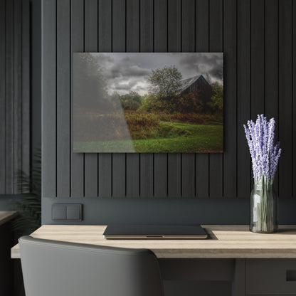 U R There Photography Day of Grey Rustic Farmhouse Acrylic Wall Print