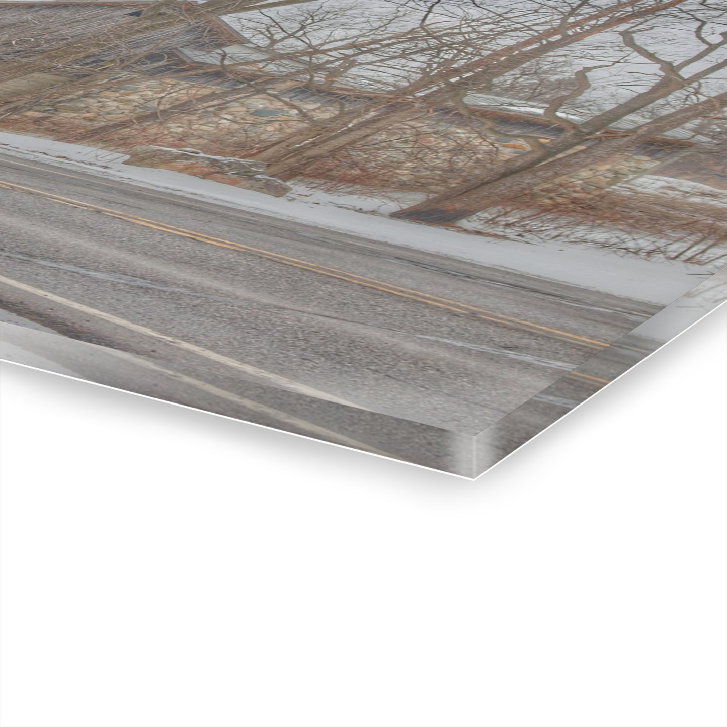 U R There Photography Leonard Stone Grey Rustic Farmhouse Acrylic Wall Print