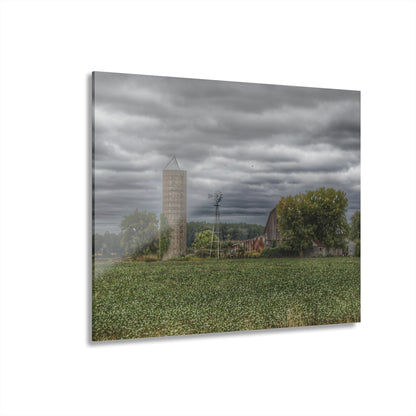 U R There Photography Rider Road Grey Rustic Farmhouse Acrylic Wall Print