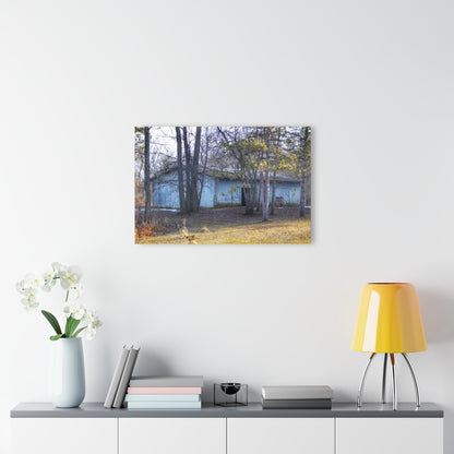 U R There Photography Hickory Lane Grey Rustic Farmhouse Acrylic Wall Print