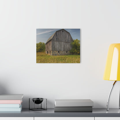 U R There Photography Cat Lake Grey II Rustic Farmhouse Acrylic Wall Print