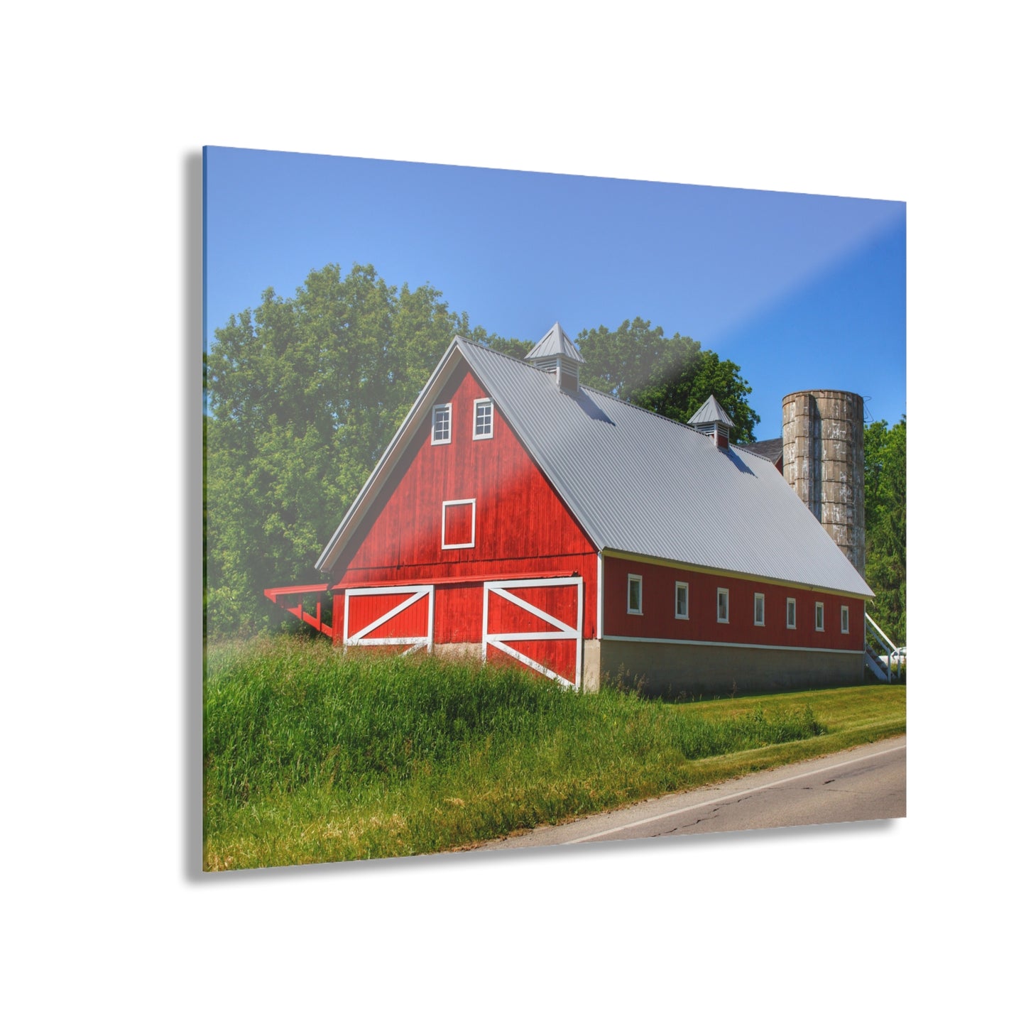 U R There Photography Metamora Red 2020 I Rustic Farmhouse Acrylic Wall Print