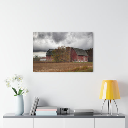 U R There Photography Hinson Road Reds II Rustic Farmhouse Acrylic Wall Print