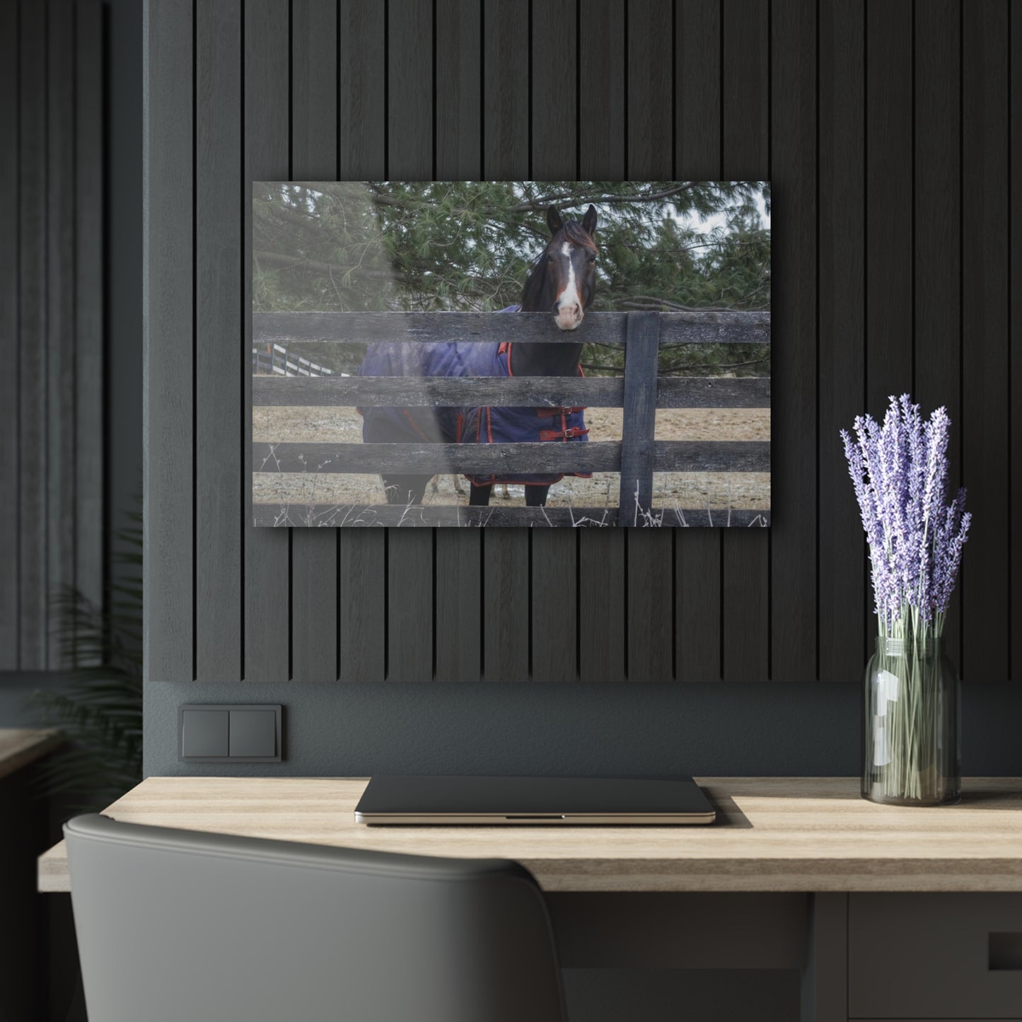 U R There Photography Hosner Road Chestnut Rustic Farmhouse Acrylic Wall Print