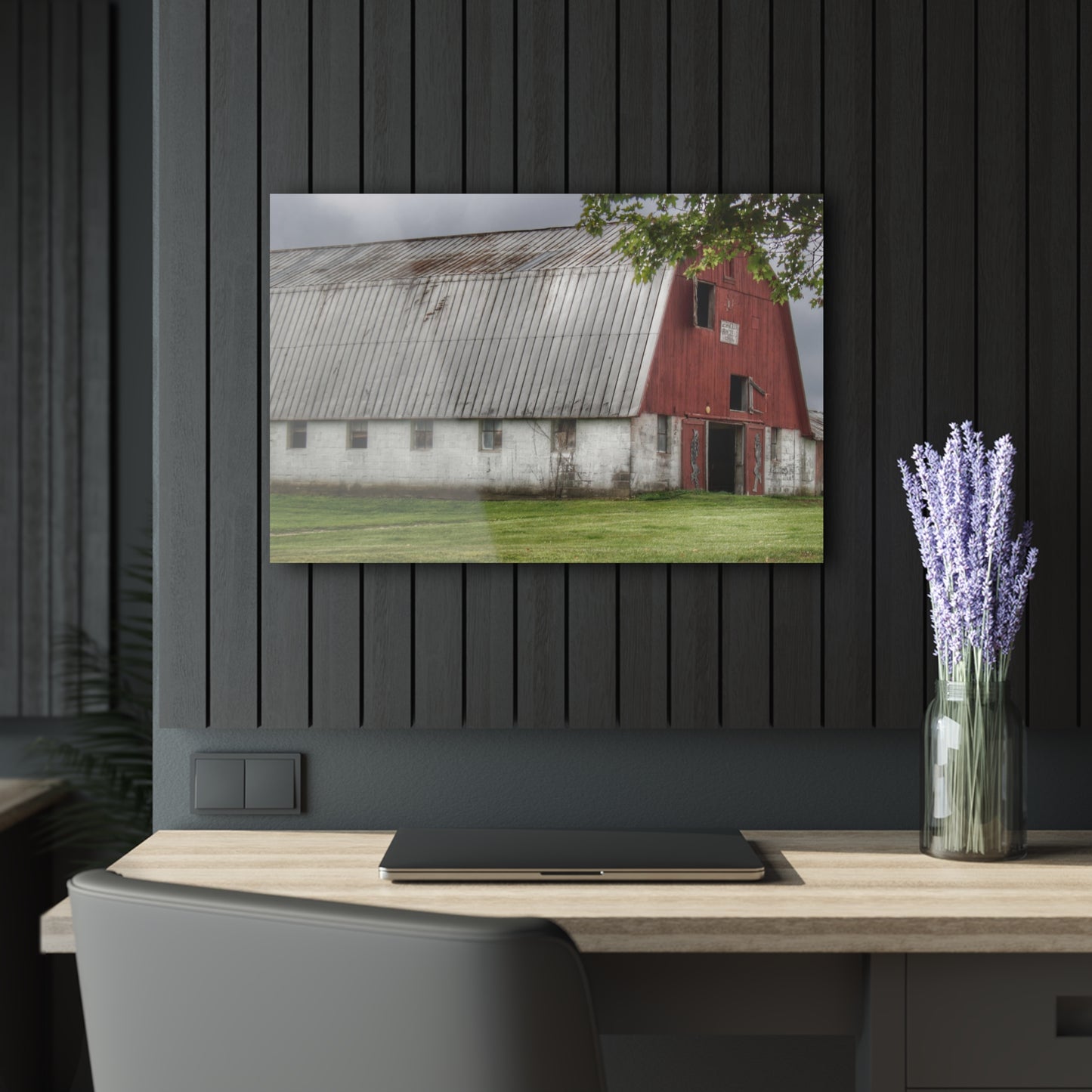 Barn Boutique Modern Farmhouse Acrylic Wall Print| Peters Road Appaloosa Barn II