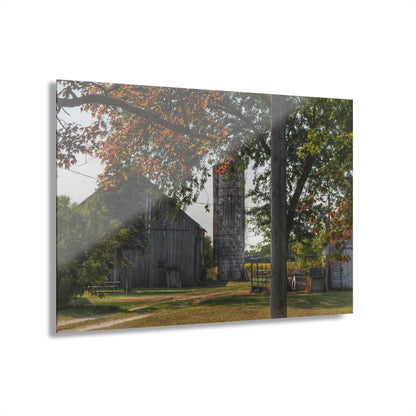 U R There Photography Hidden Grey of Tuscola Rustic Farmhouse Acrylic Wall Print