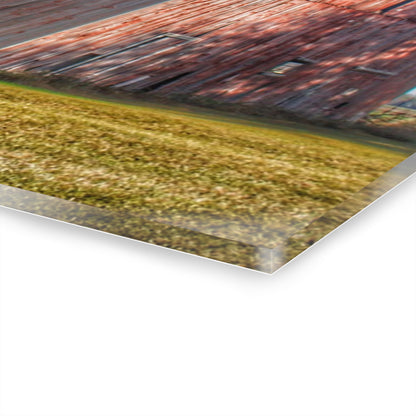 U R There Photography Fargo Road Saltbox Rustic Farmhouse Acrylic Wall Print