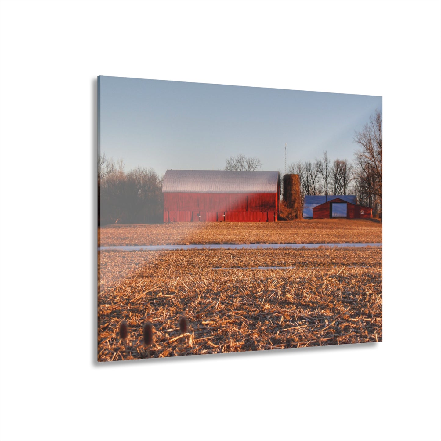 U R There Photography Early Spring on Catlin Road Rustic Farmhouse Acrylic Wall Print