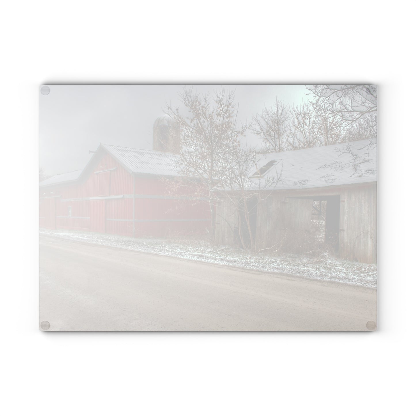 Barn Boutique Rustic Tempered-Glass Cutting Board| Bordman Roadside Buddies I