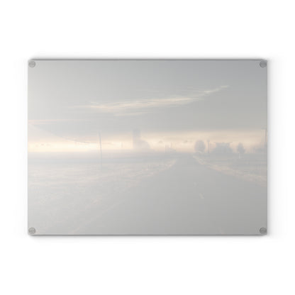 U R There Photography By Dawns Early Light Rustic Farmhouse Tempered-Glass Cutting Board