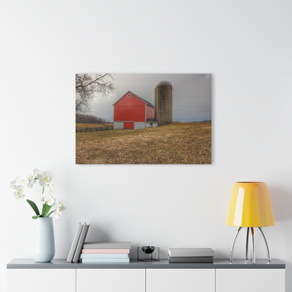 U R There Photography Brocker Road Red II Rustic Farmhouse Acrylic Wall Print