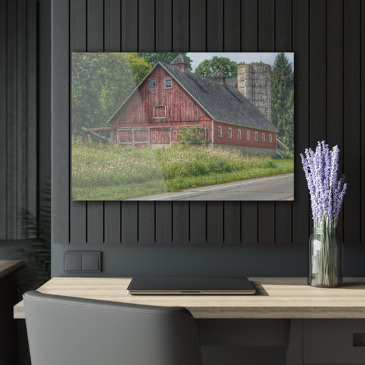 Barn Boutique Modern Farmhouse Acrylic Wall Print| Metamora Red I