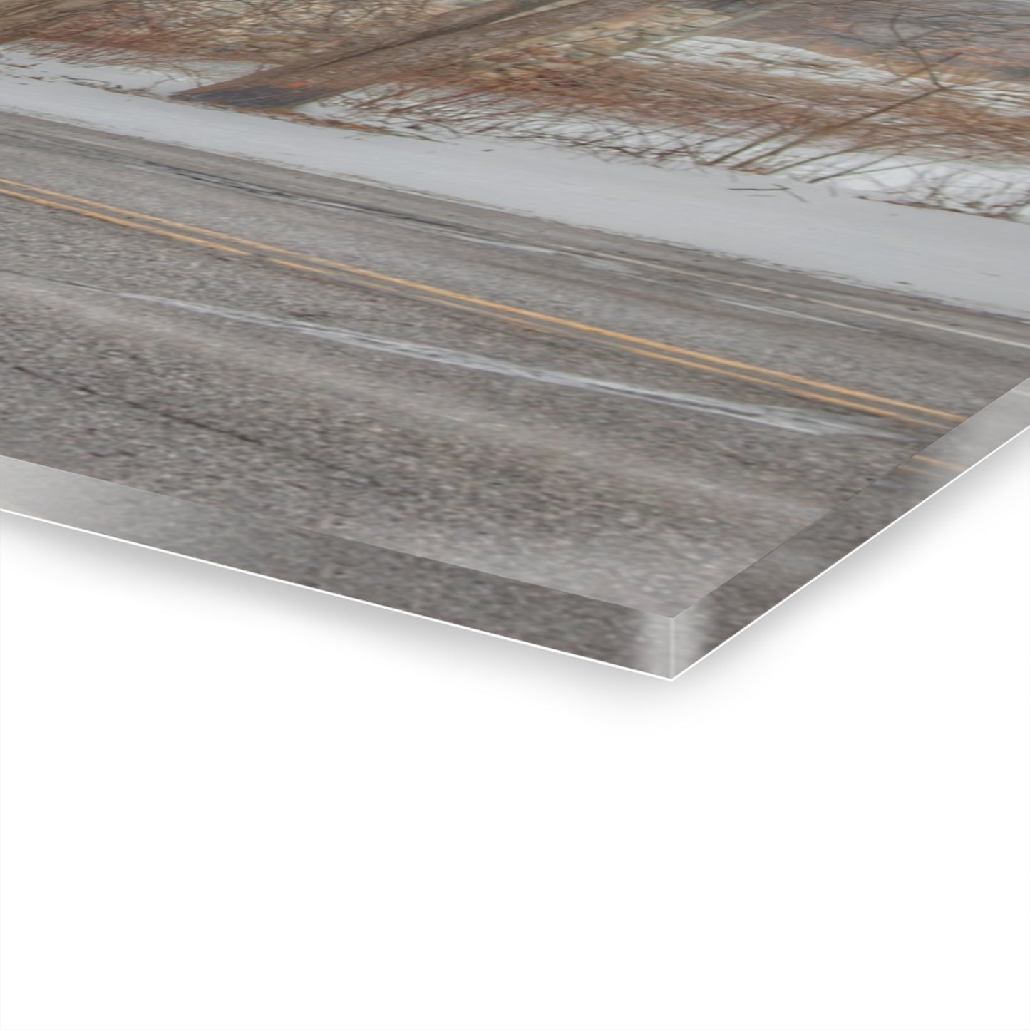 U R There Photography Leonard Stone Grey Rustic Farmhouse Acrylic Wall Print